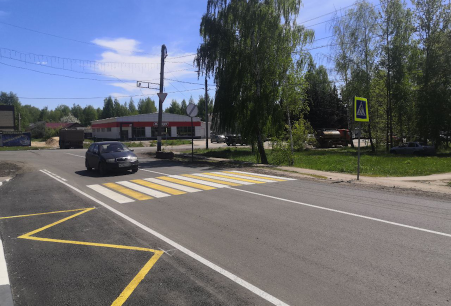 В Пильнинском районе Нижегородской области завершен ремонт трассы Сергач – Пильна